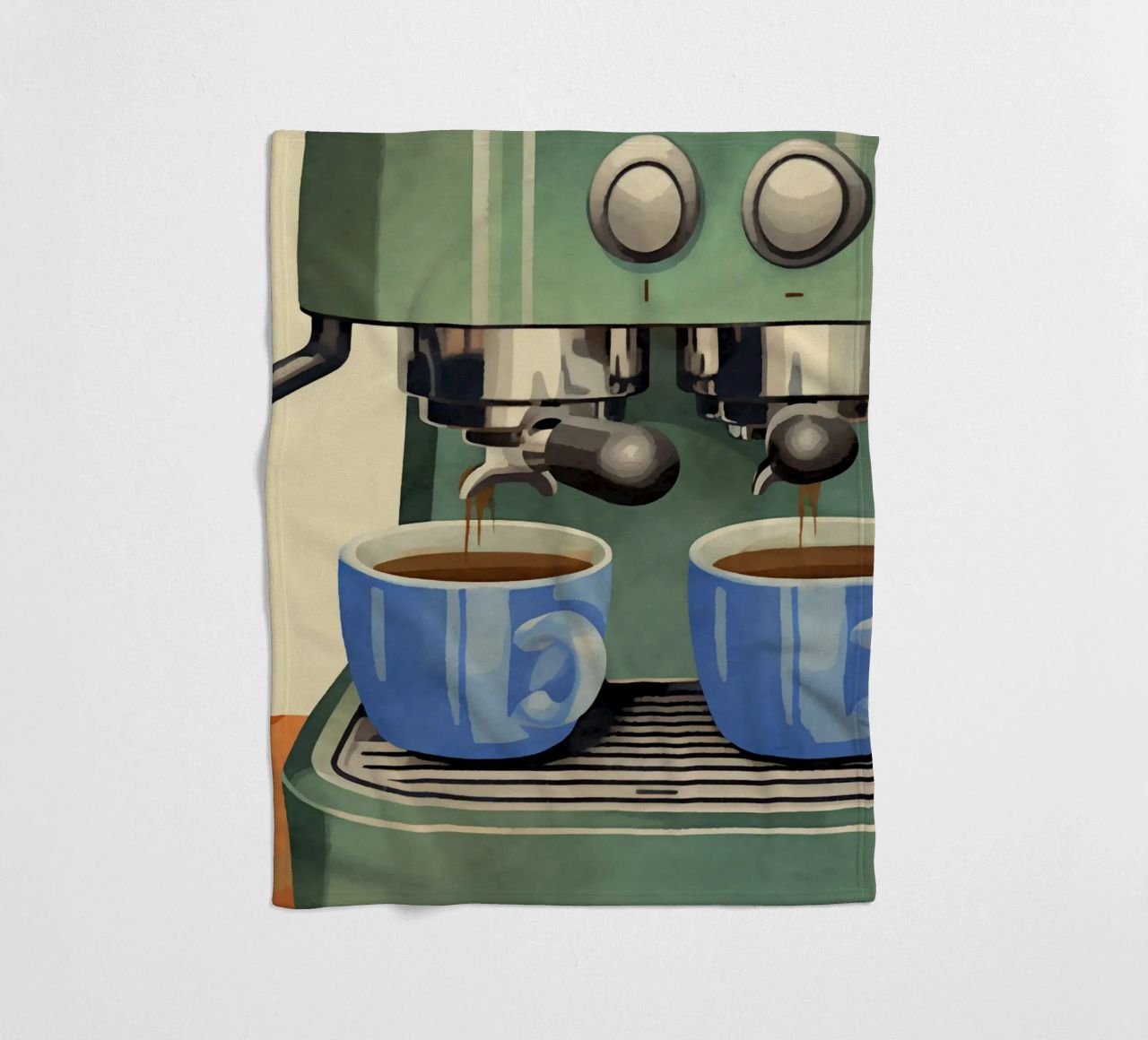 Boho Bella Vita 23 Coffee 3 coperta in pile da Boho Print Collection