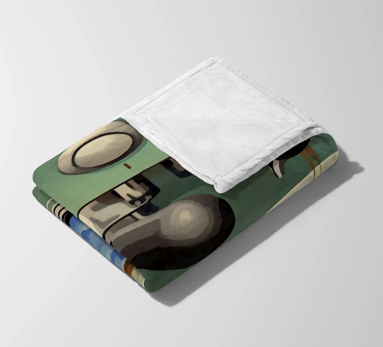 Boho Bella Vita 23 Coffee 3 coperta in pile da Boho Print Collection