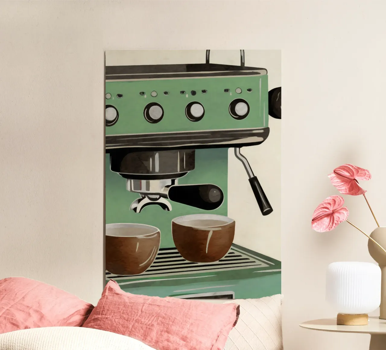 Boho Bella Vita 23 Coffee 4 alluminio dibond da Boho Print Collection