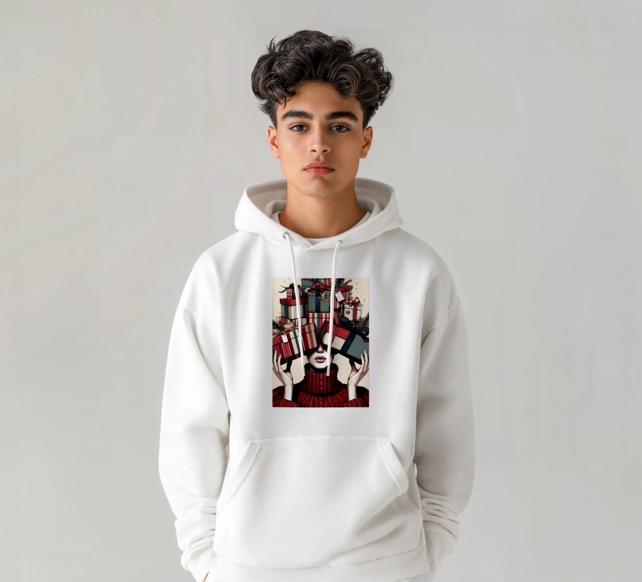 ENVOLVER REGALOS DE NAVIDAD sudadera con capucha de ARTOMATIC