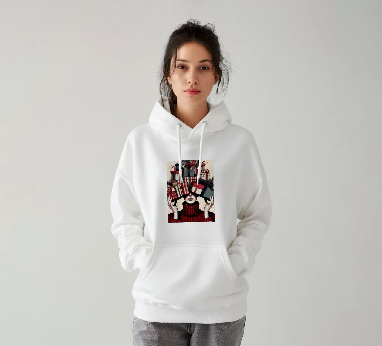 ENVOLVER REGALOS DE NAVIDAD sudadera con capucha de ARTOMATIC