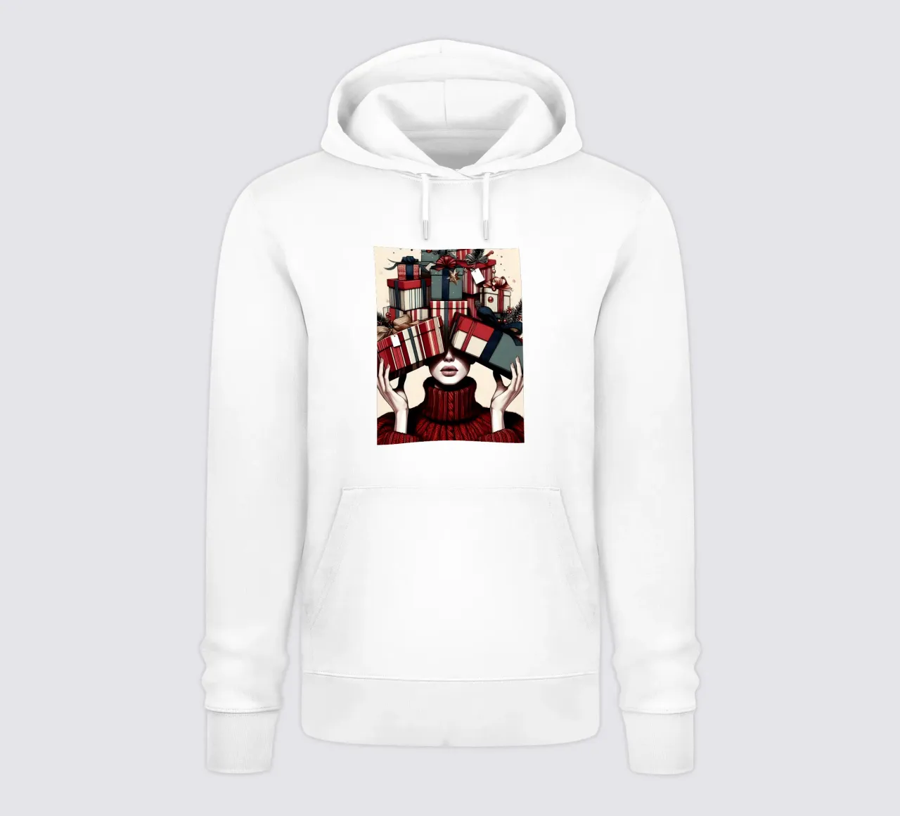 GESCHENKE VERPACKEN ZU WEIHNACHTEN Hoodie von ARTOMATIC