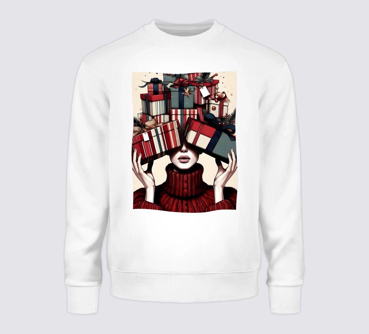 KERSTCADEAUS INPAKKEN sweatshirt van ARTOMATIC