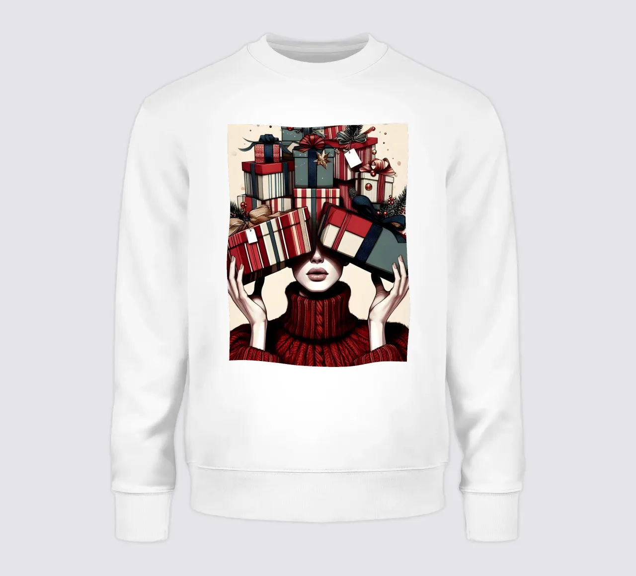 EMBALLAGE DES CADEAUX DE NOËL sweat de ARTOMATIC