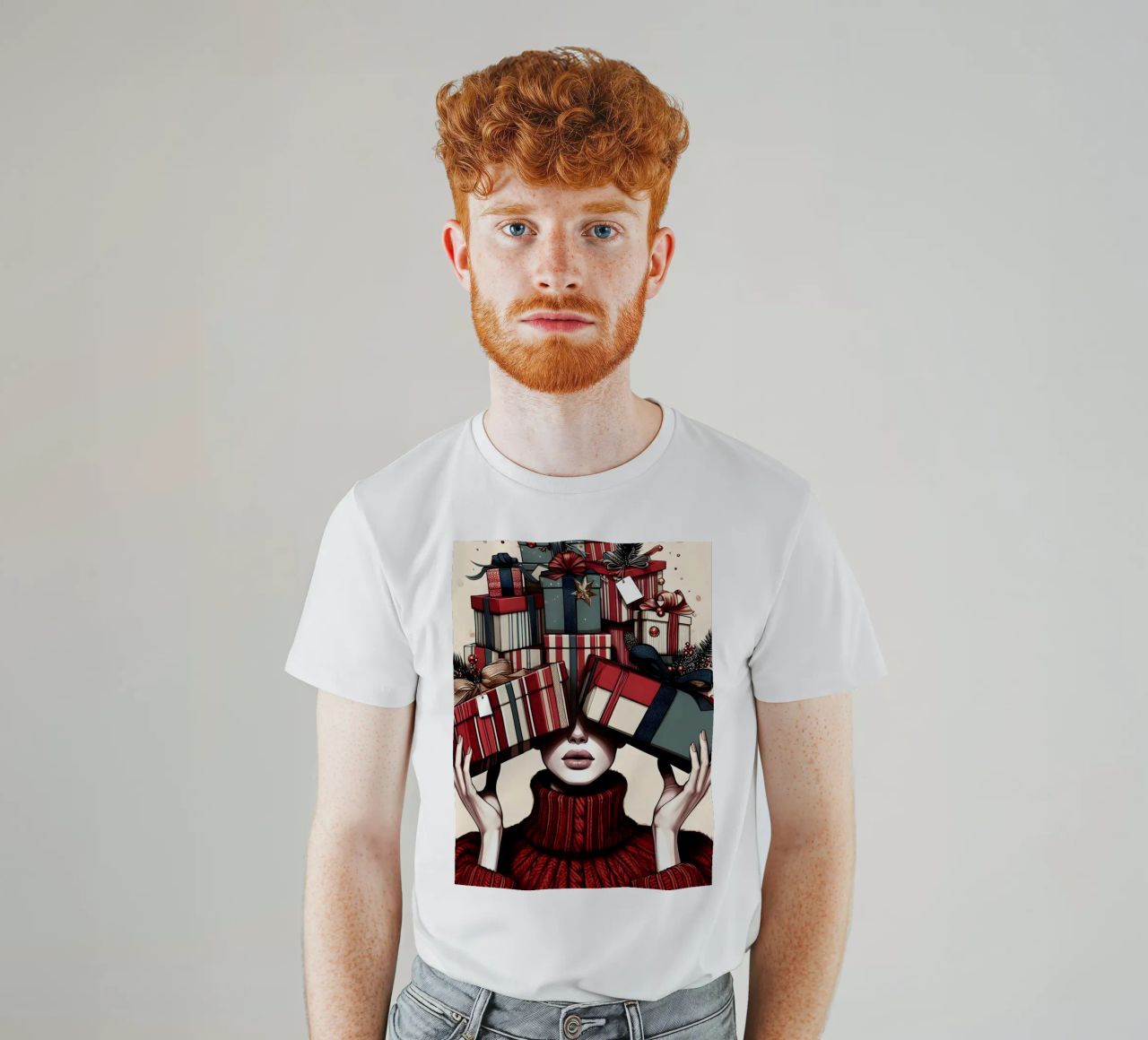 KERSTCADEAUS INPAKKEN t-shirt van ARTOMATIC