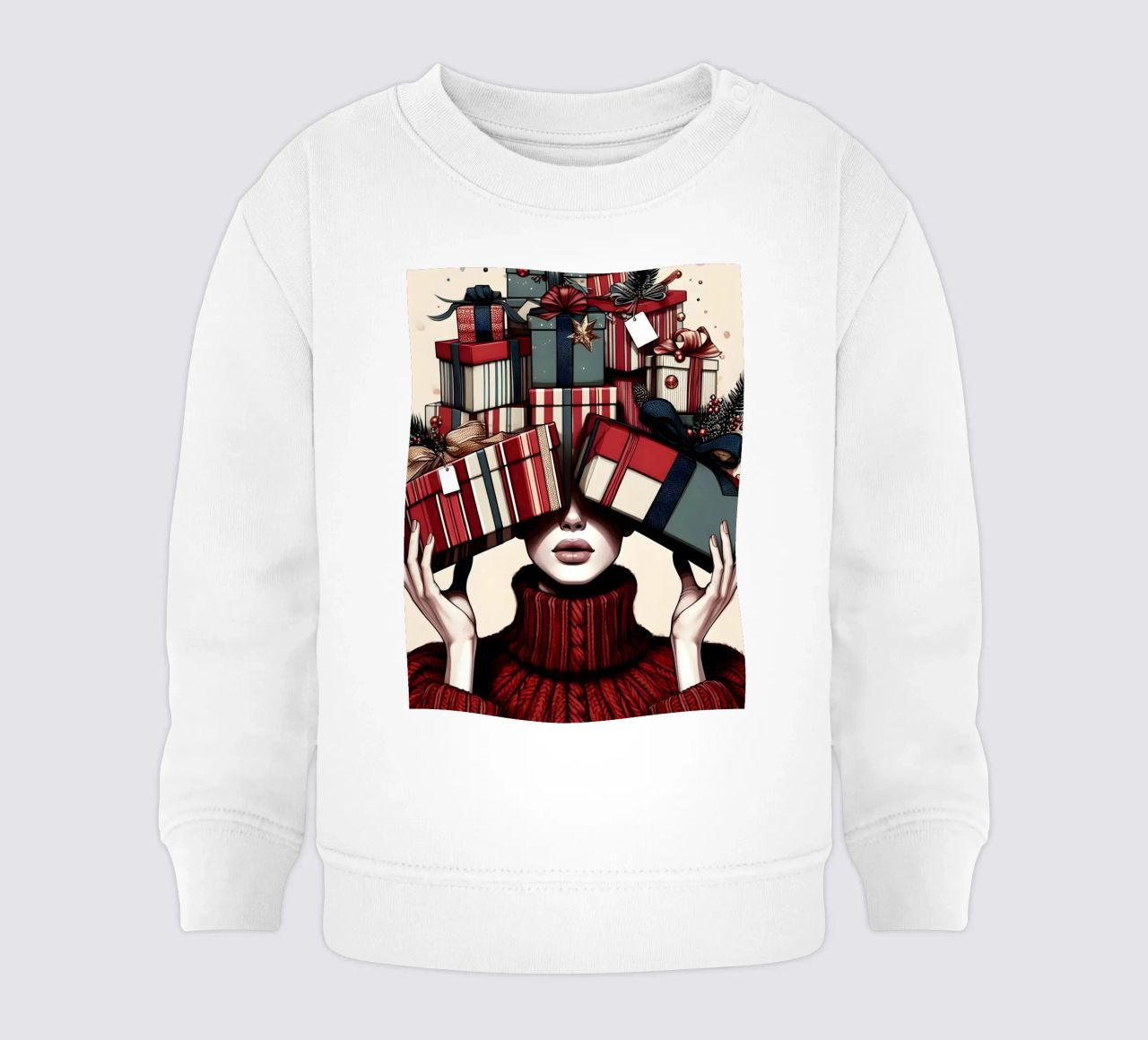 ENVOLVER REGALOS DE NAVIDAD sudadera de bebé de ARTOMATIC