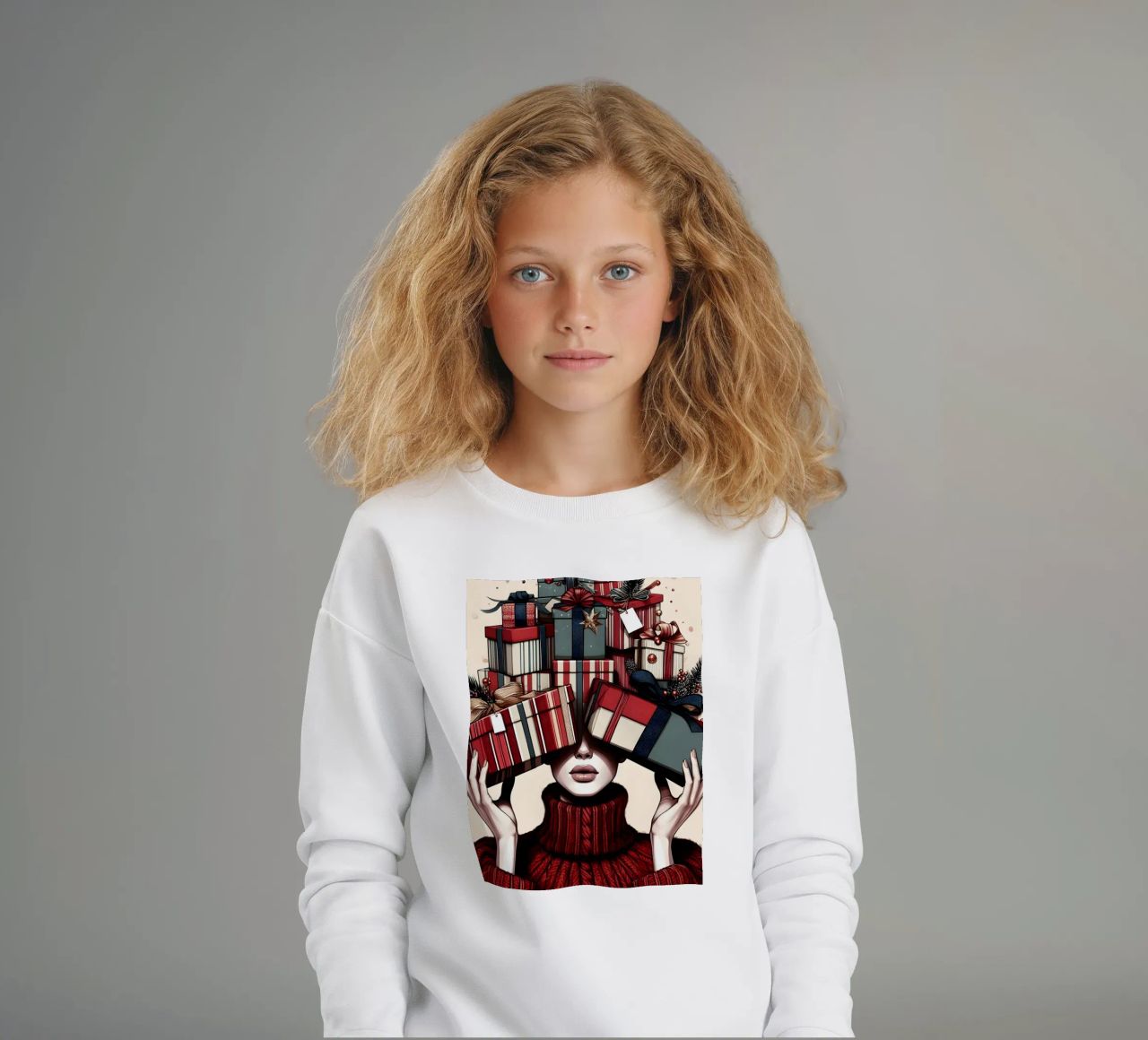 ENVOLVER REGALOS DE NAVIDAD sudadera para niño de ARTOMATIC
