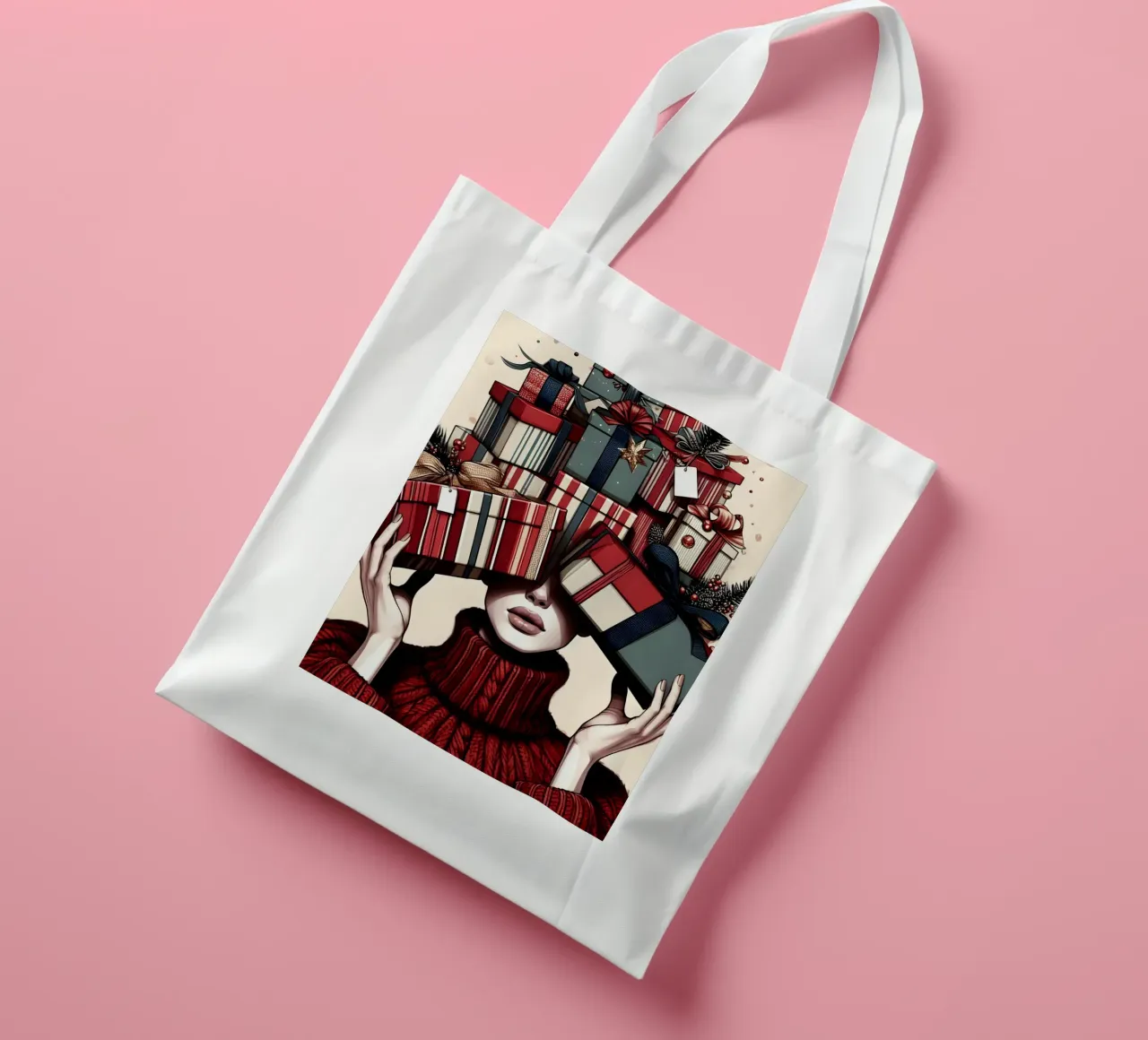 CONFEZIONARE I REGALI DI NATALE borsa in juta da ARTOMATIC