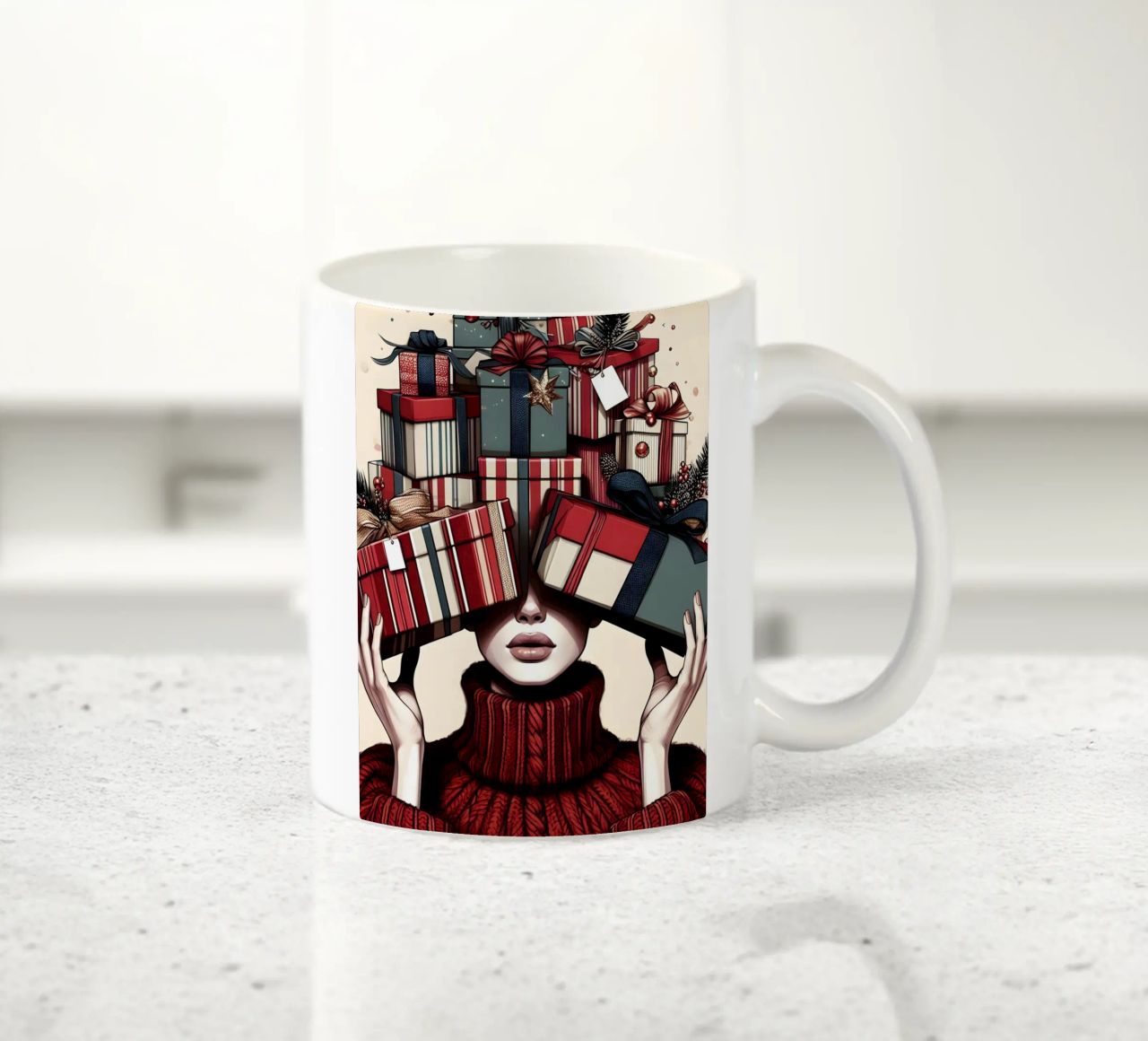 CONFEZIONARE I REGALI DI NATALE tazza in ceramica da ARTOMATIC