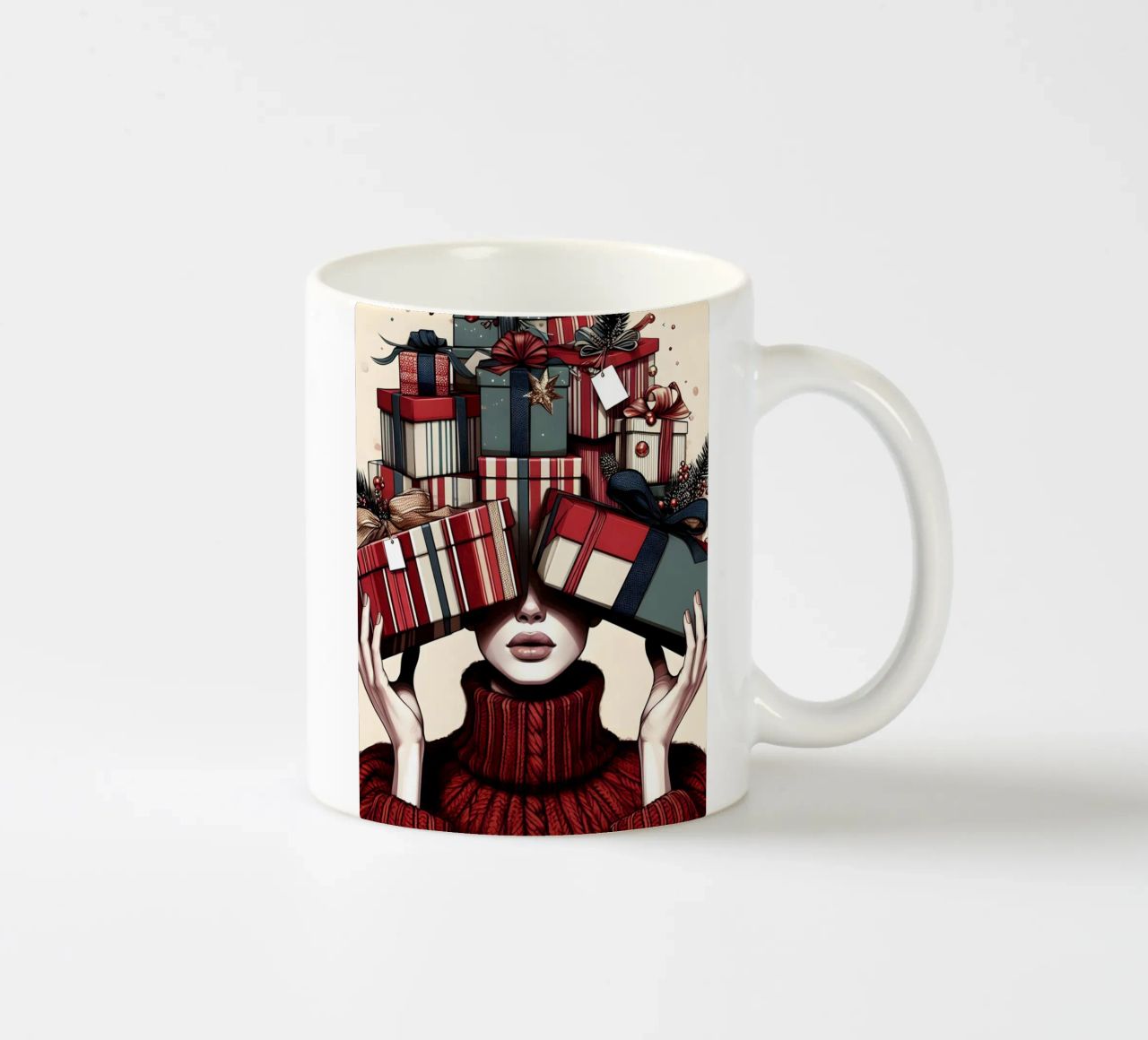 CONFEZIONARE I REGALI DI NATALE tazza in ceramica da ARTOMATIC