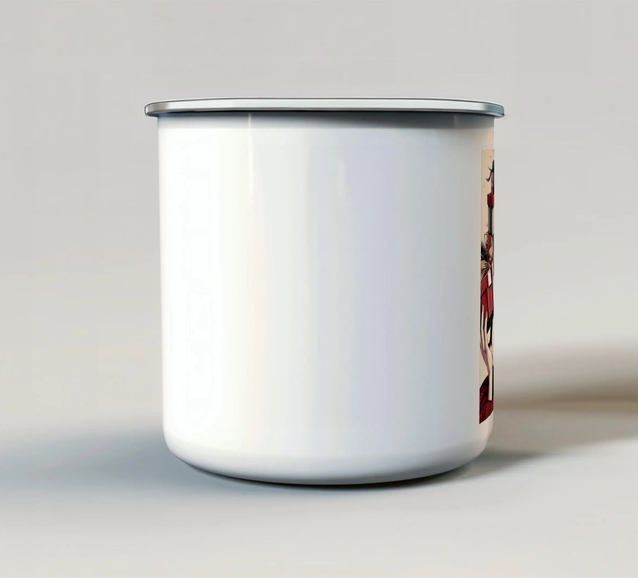 KERSTCADEAUS INPAKKEN emaille mok van ARTOMATIC