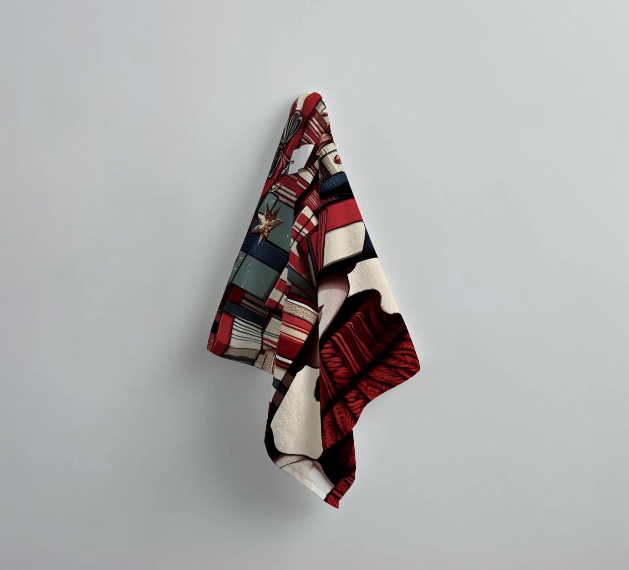 KERSTCADEAUS INPAKKEN badhanddoek van ARTOMATIC