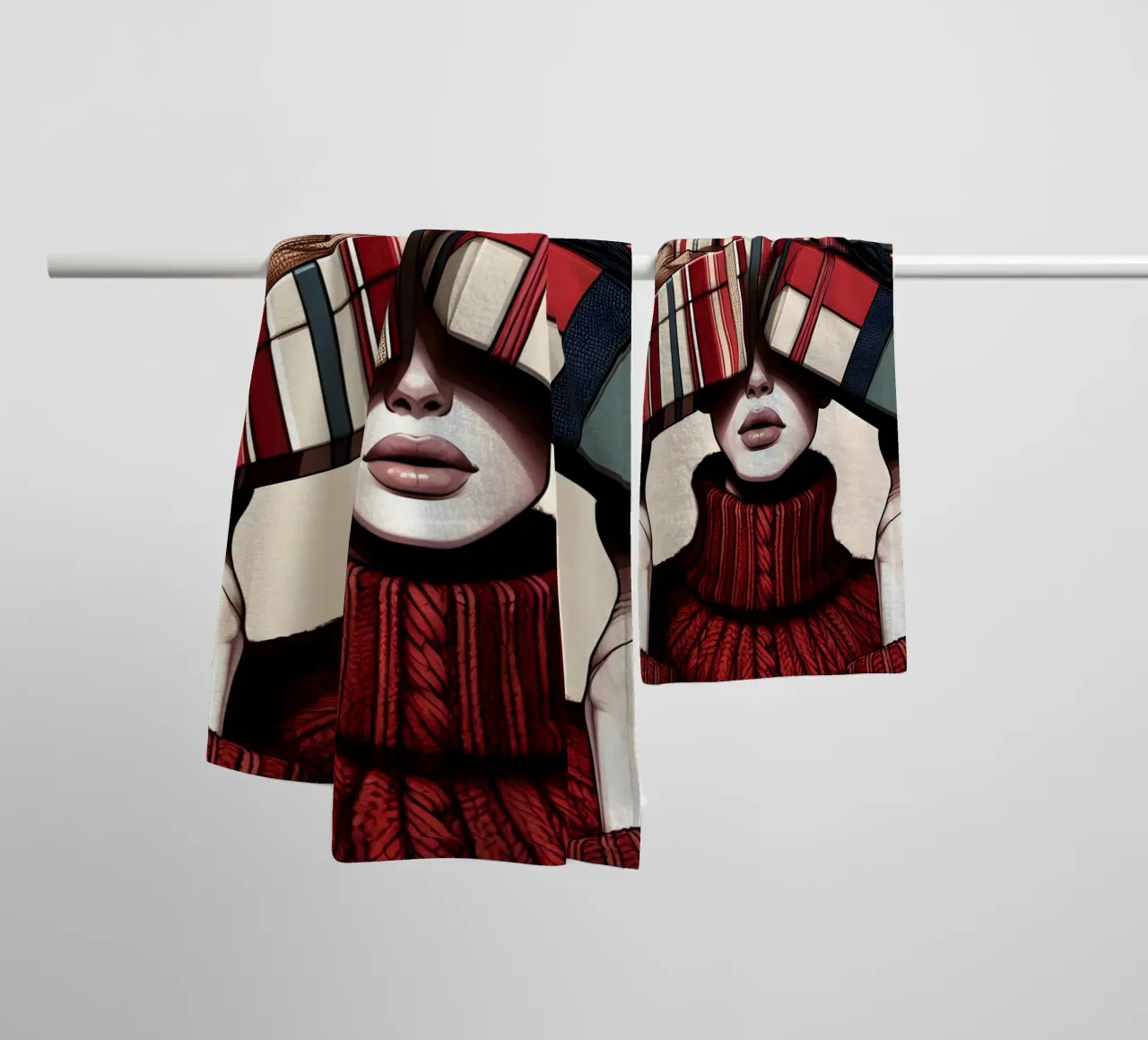 CONFEZIONARE I REGALI DI NATALE asciugamano da bagno da ARTOMATIC