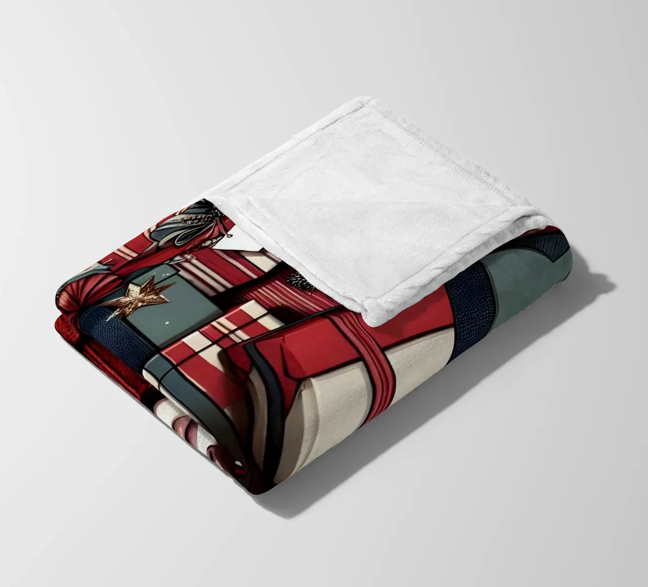 CONFEZIONARE I REGALI DI NATALE coperta in pile da ARTOMATIC