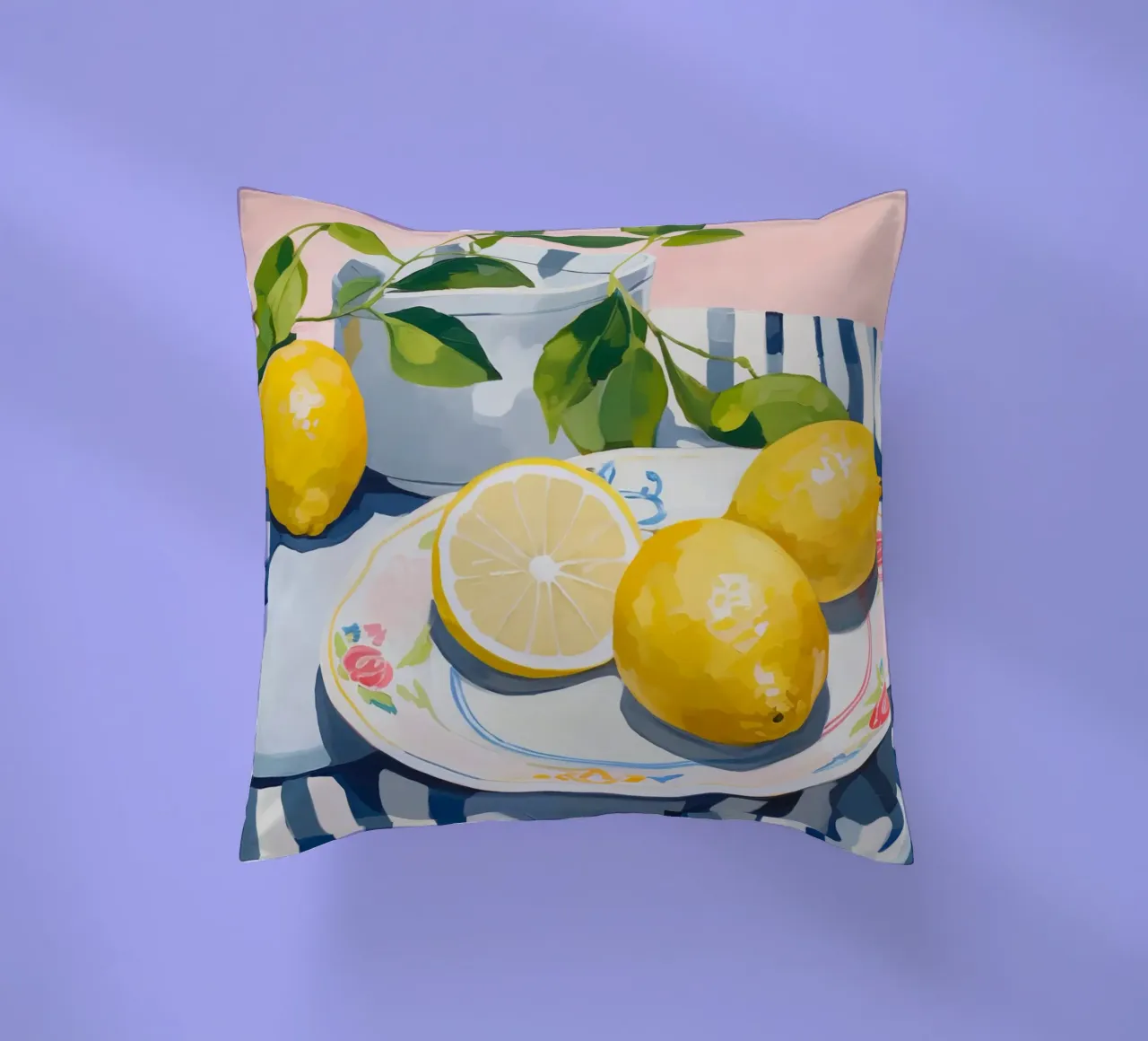 Boho Bella Vita 24 Lemons 3 cuscino da Boho Print Collection