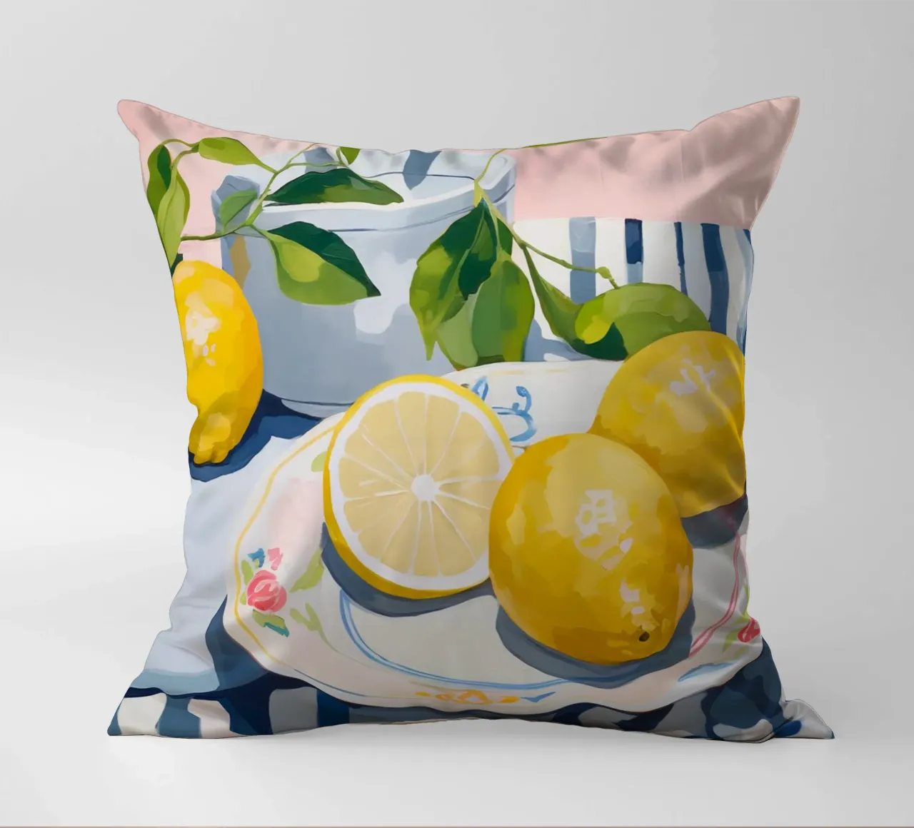 Boho Bella Vita 24 Lemons 3 cuscino da Boho Print Collection