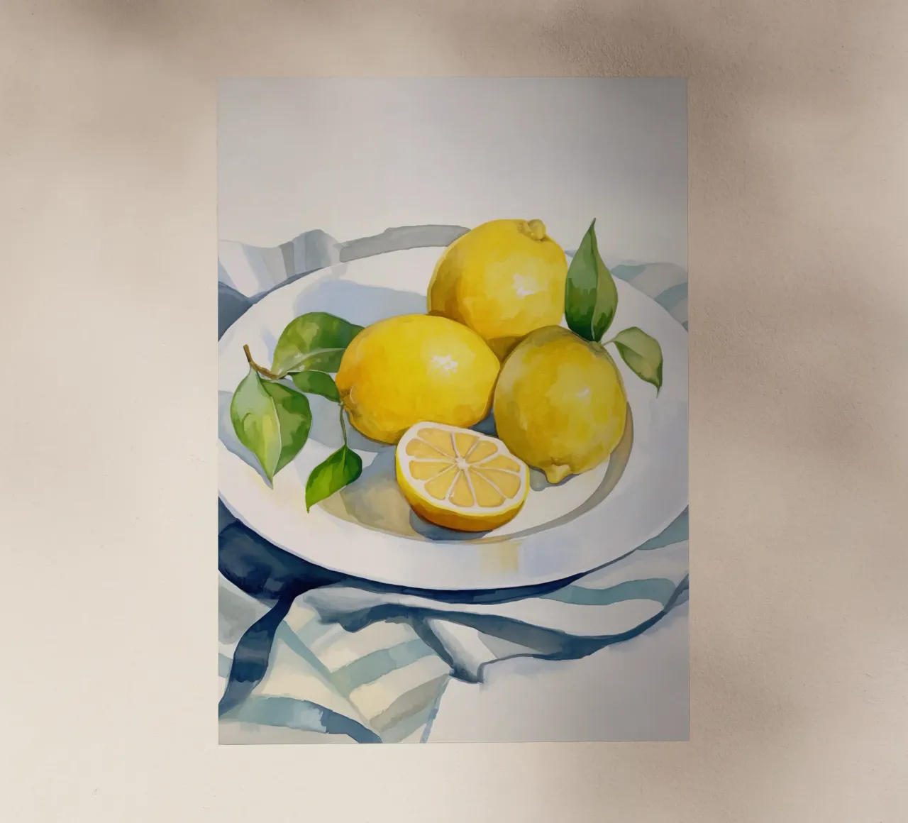 Boho Bella Vita 24 Lemons 4 pellicola backlit da Boho Print Collection