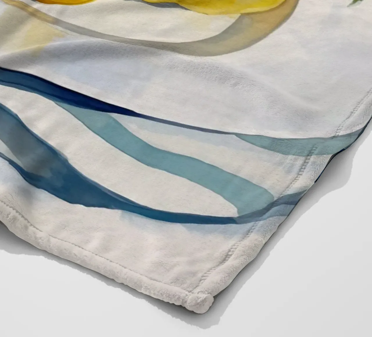 Boho Bella Vita 24 Lemons 4 fleece blanket by Boho Print Collection