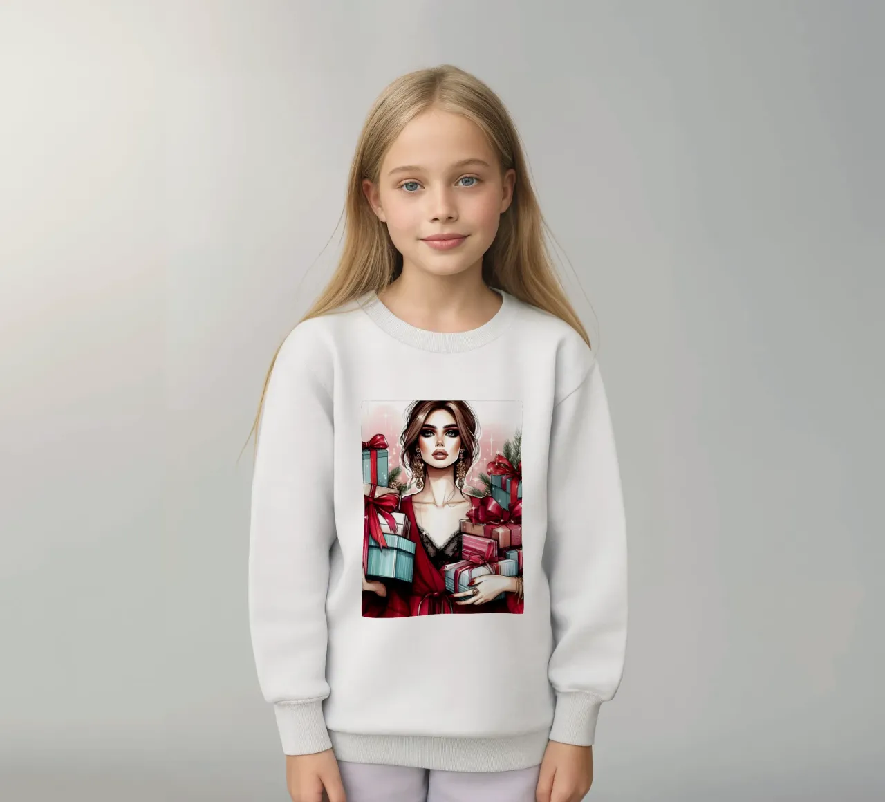 WEIHNACHTSFERIEN Kinder Sweatshirt von ARTOMATIC
