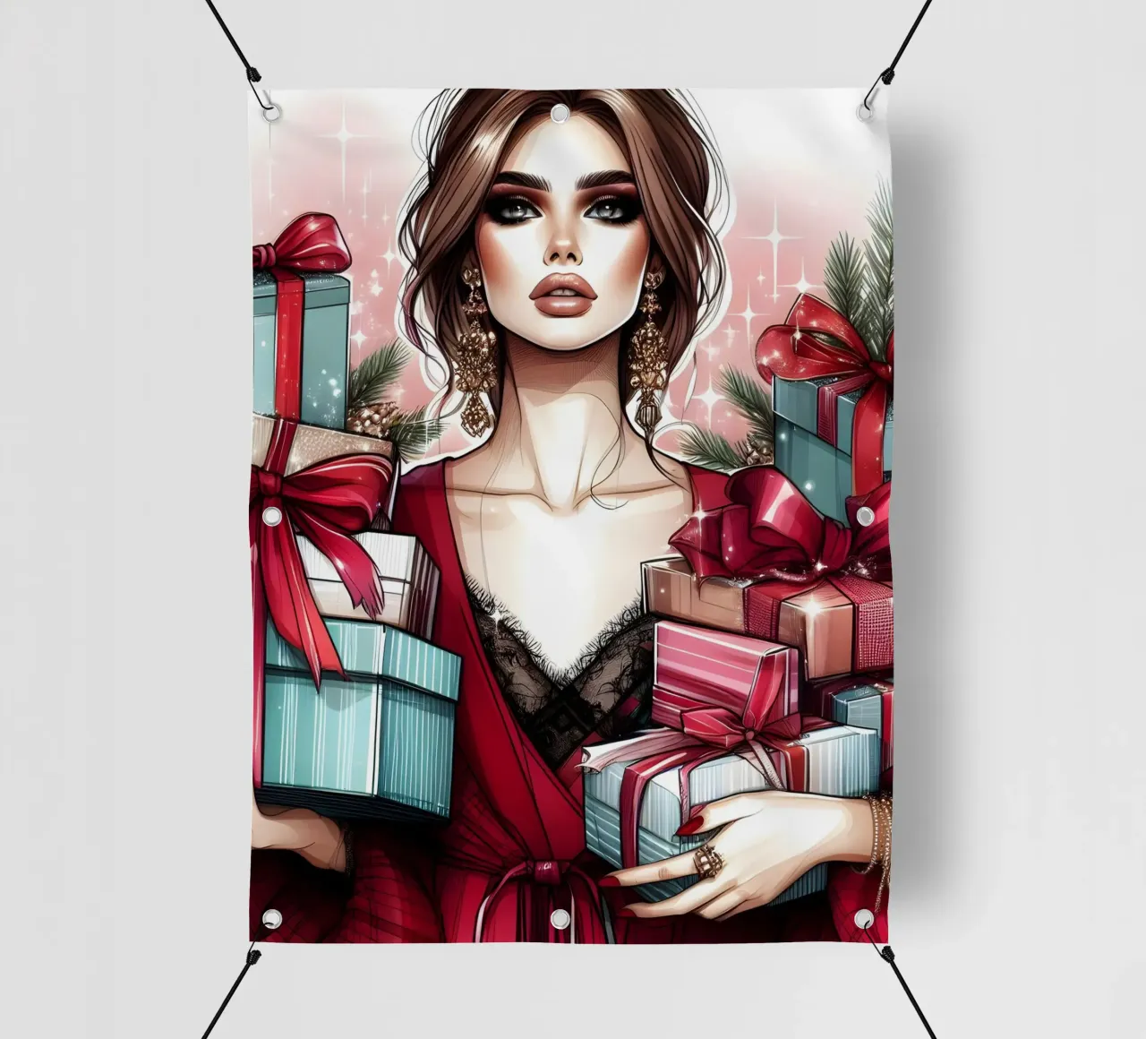 VACANZE DI NATALE telo in pvc da ARTOMATIC
