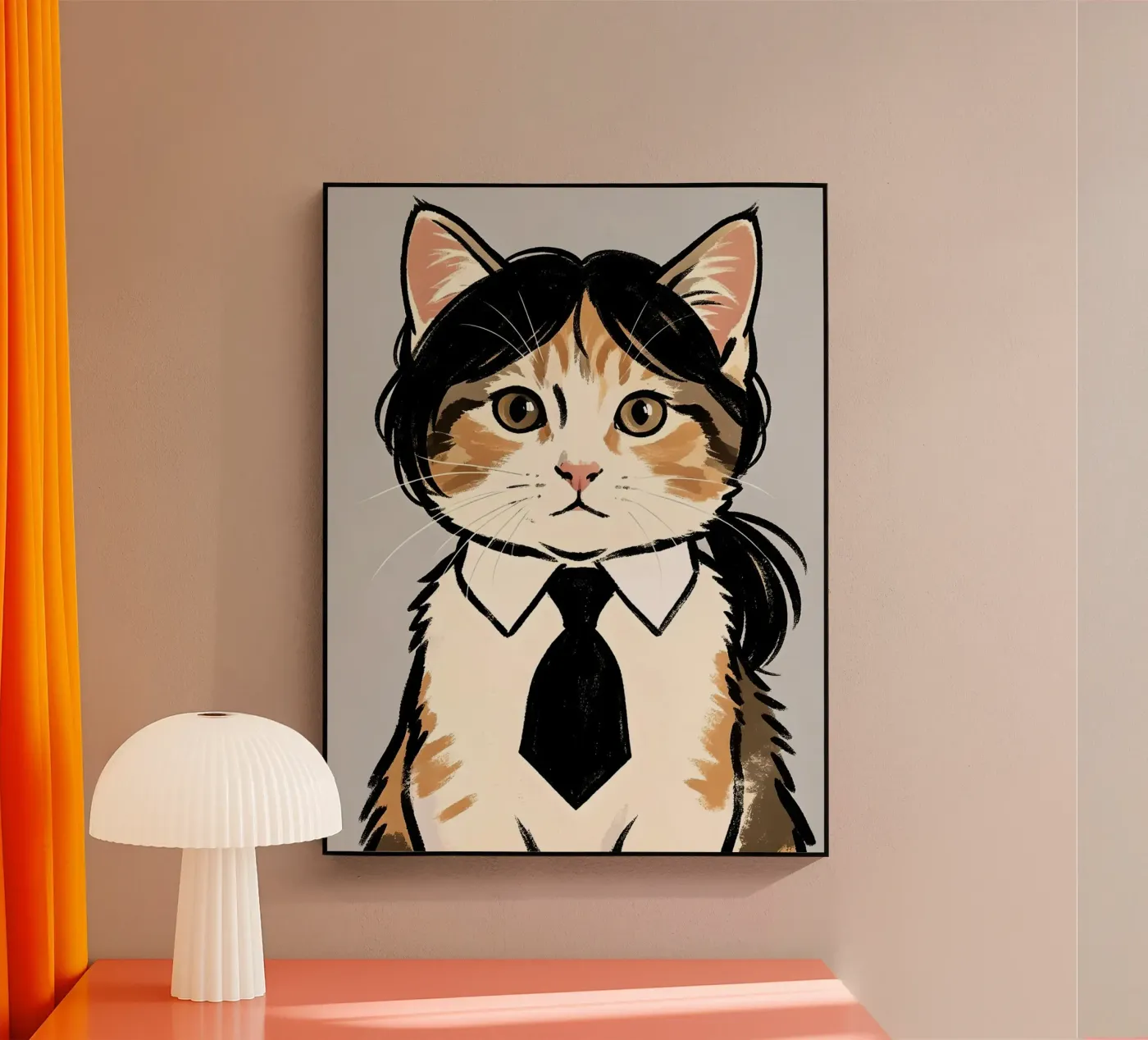 PULP FICTION CAT plexiglass da ARTOMATIC