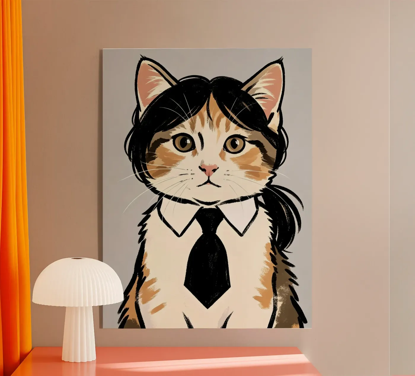 PULP FICTION CAT plexiglass da ARTOMATIC