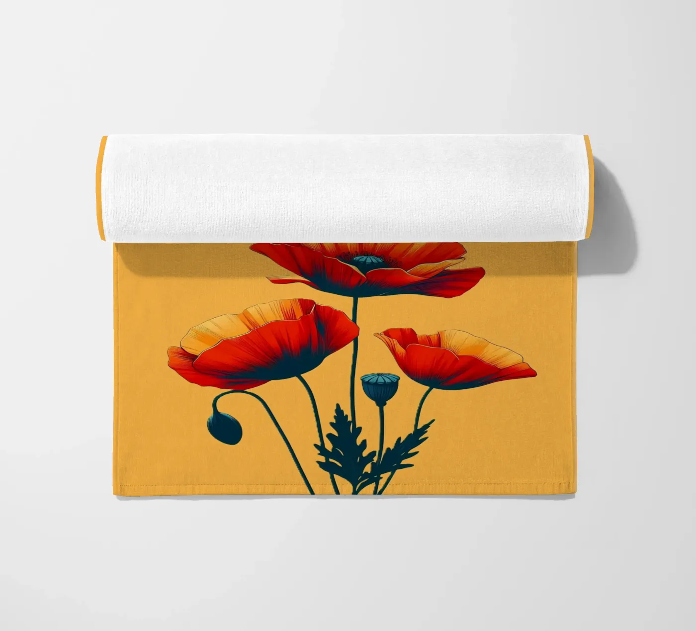 Poppies telo mare da Digital Naive