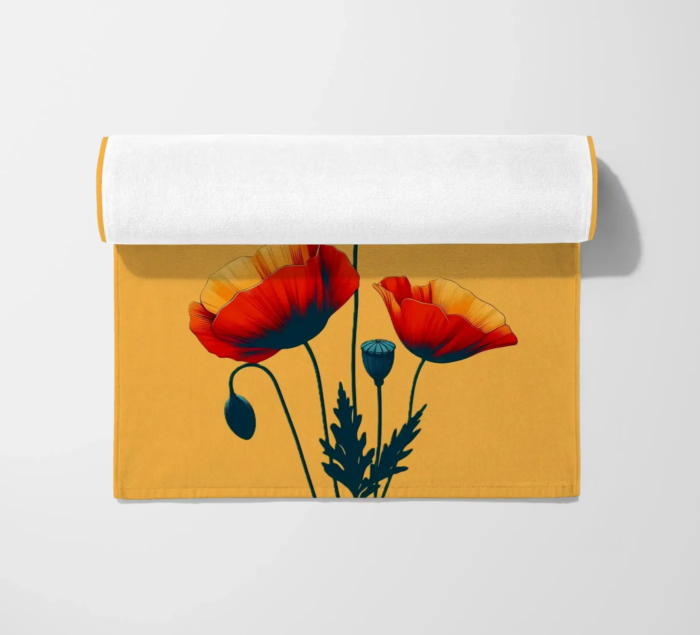 Poppies telo mare da Digital Naive