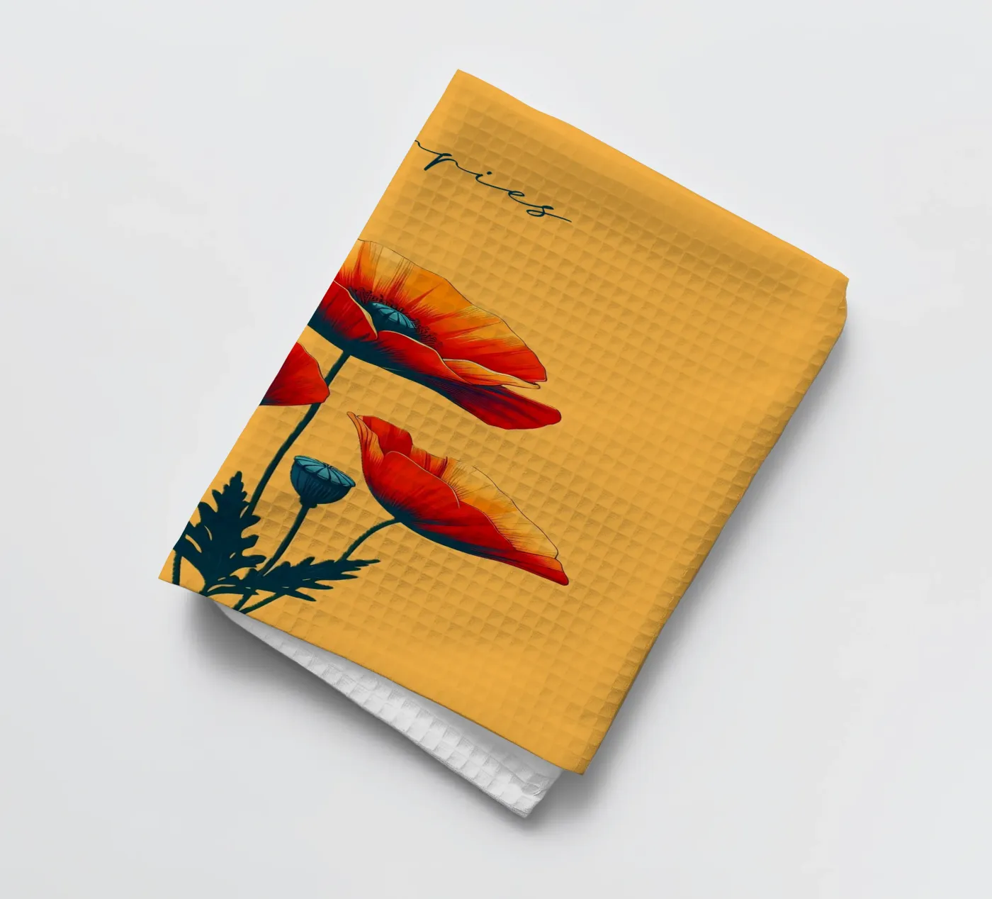 Coquelicots torchon de Digital Naive