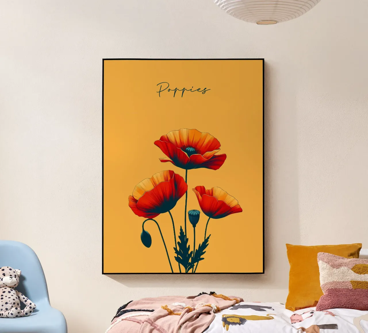 Coquelicots plexiglas de Digital Naive