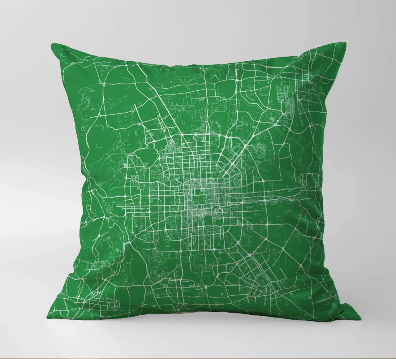Bejing Green cuscino da Urban Maps