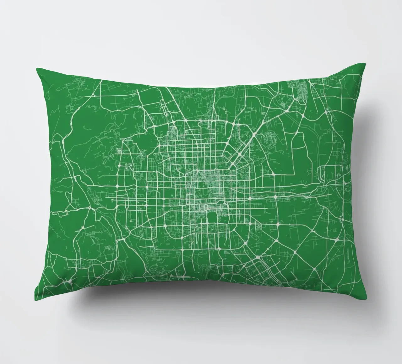 Bejing Green cuscino da Urban Maps