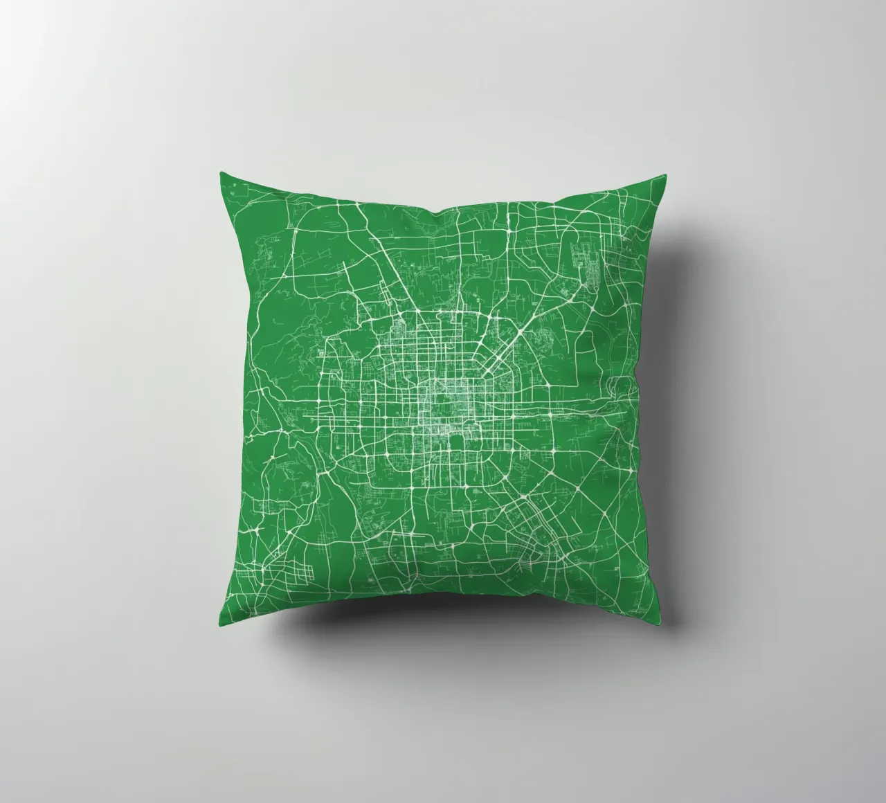 Bejing Green cuscino da Urban Maps