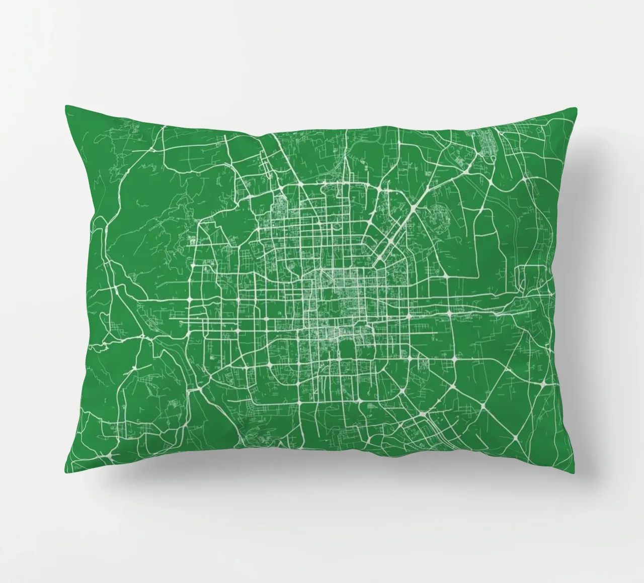 Bejing Green cuscino da Urban Maps