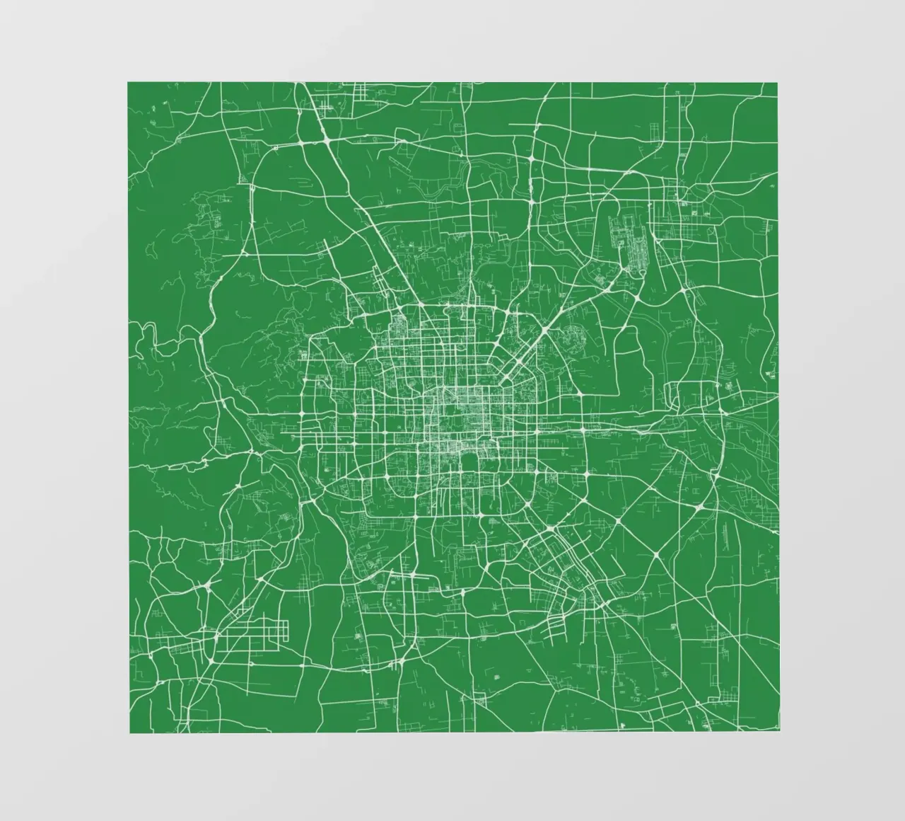 Bejing Green pellicola backlit da Urban Maps