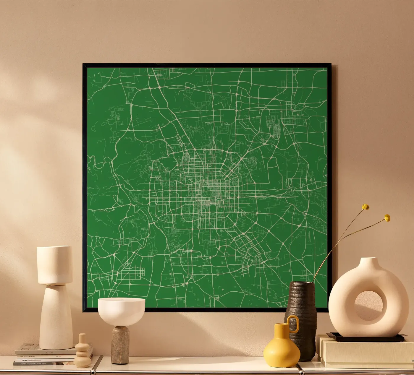 Bejing Green poster da Urban Maps