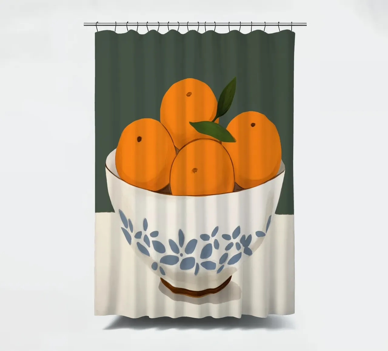 Boho Bella Vita 26 Oranges 1 tenda da doccia da Boho Print Collection