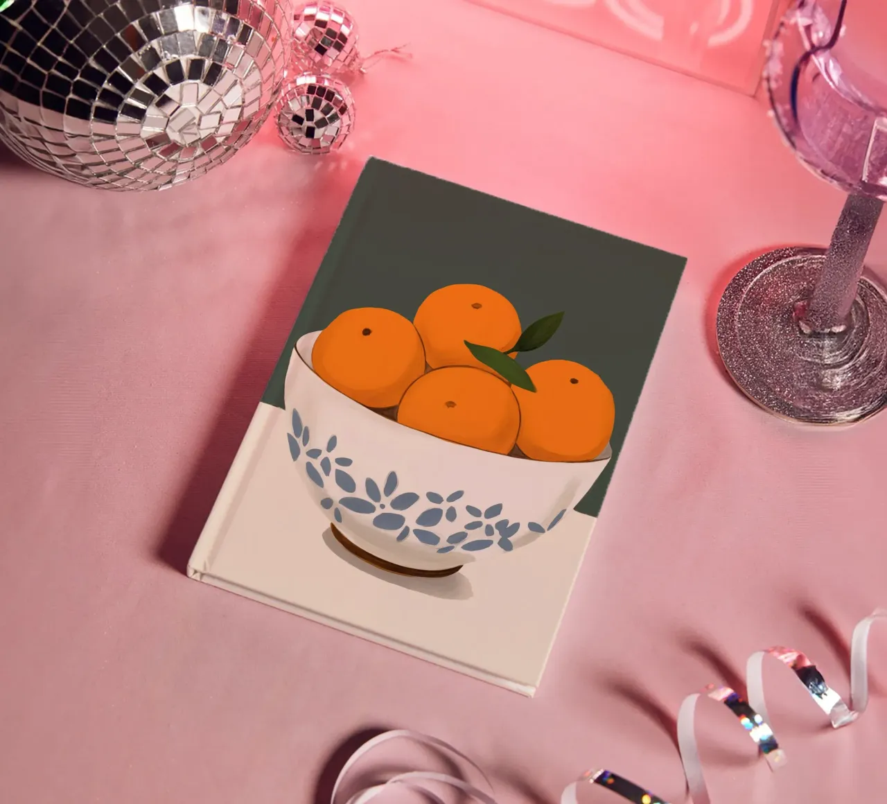 Boho Bella Vita 26 Oranges 1 notebook by Boho Print Collection