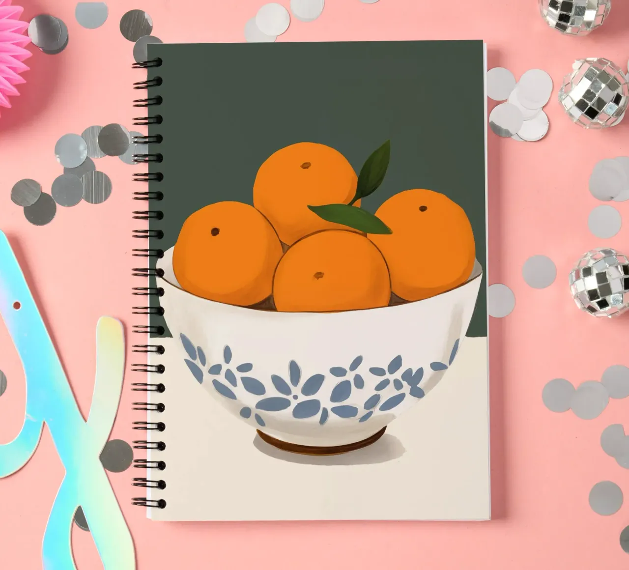 Boho Bella Vita 26 Oranges 1 diario ad anelli da Boho Print Collection