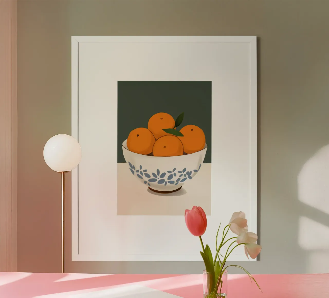 Boho Bella Vita 26 Oranges 1 Poster von Boho Print Collection