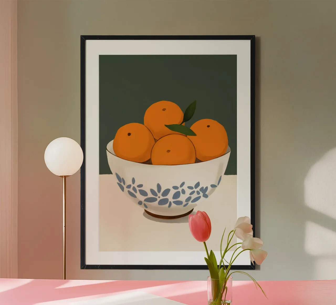 Boho Bella Vita 26 Oranges 1 carta hahnemühle da Boho Print Collection