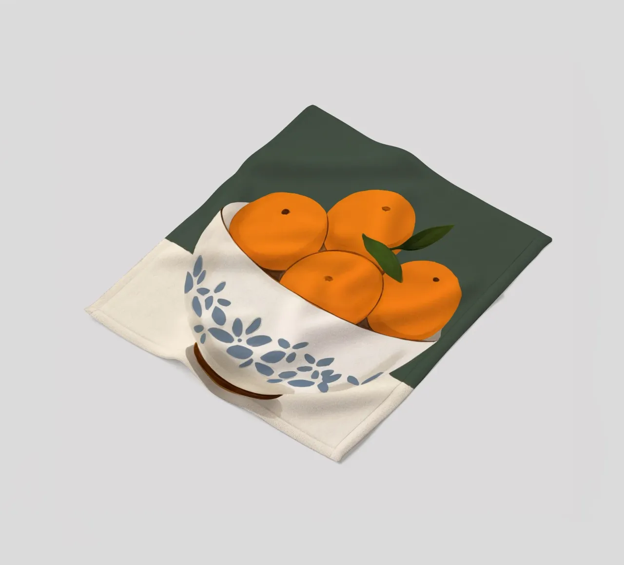 Boho Bella Vita 26 Oranges 1 coperta in pile da Boho Print Collection
