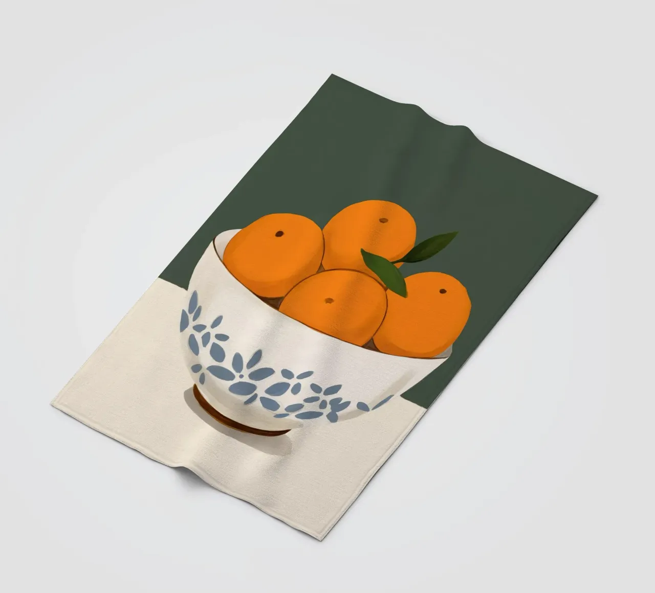 Boho Bella Vita 26 Oranges 1 coperta in pile da Boho Print Collection