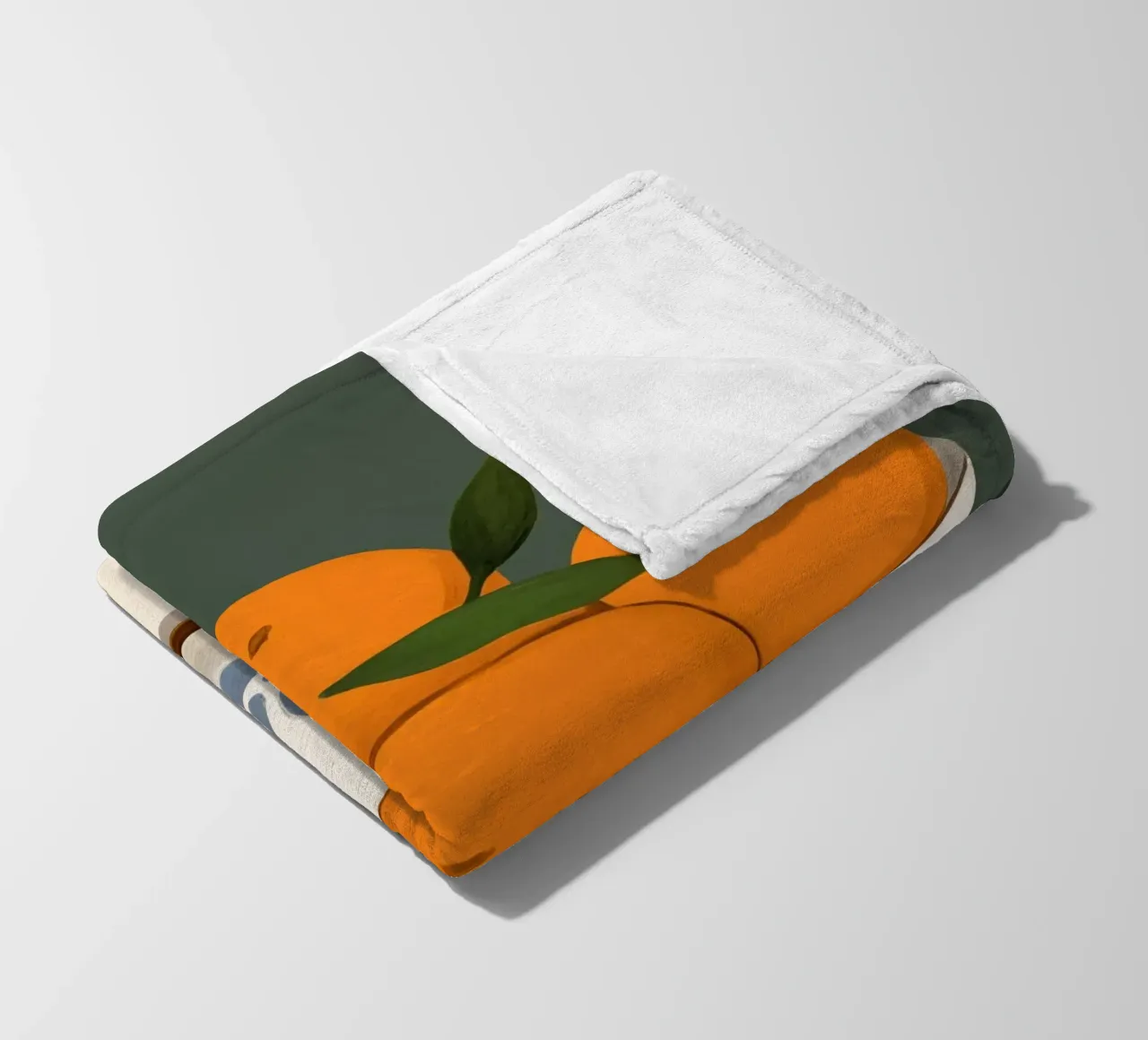 Boho Bella Vita 26 Oranges 1 coperta in pile da Boho Print Collection