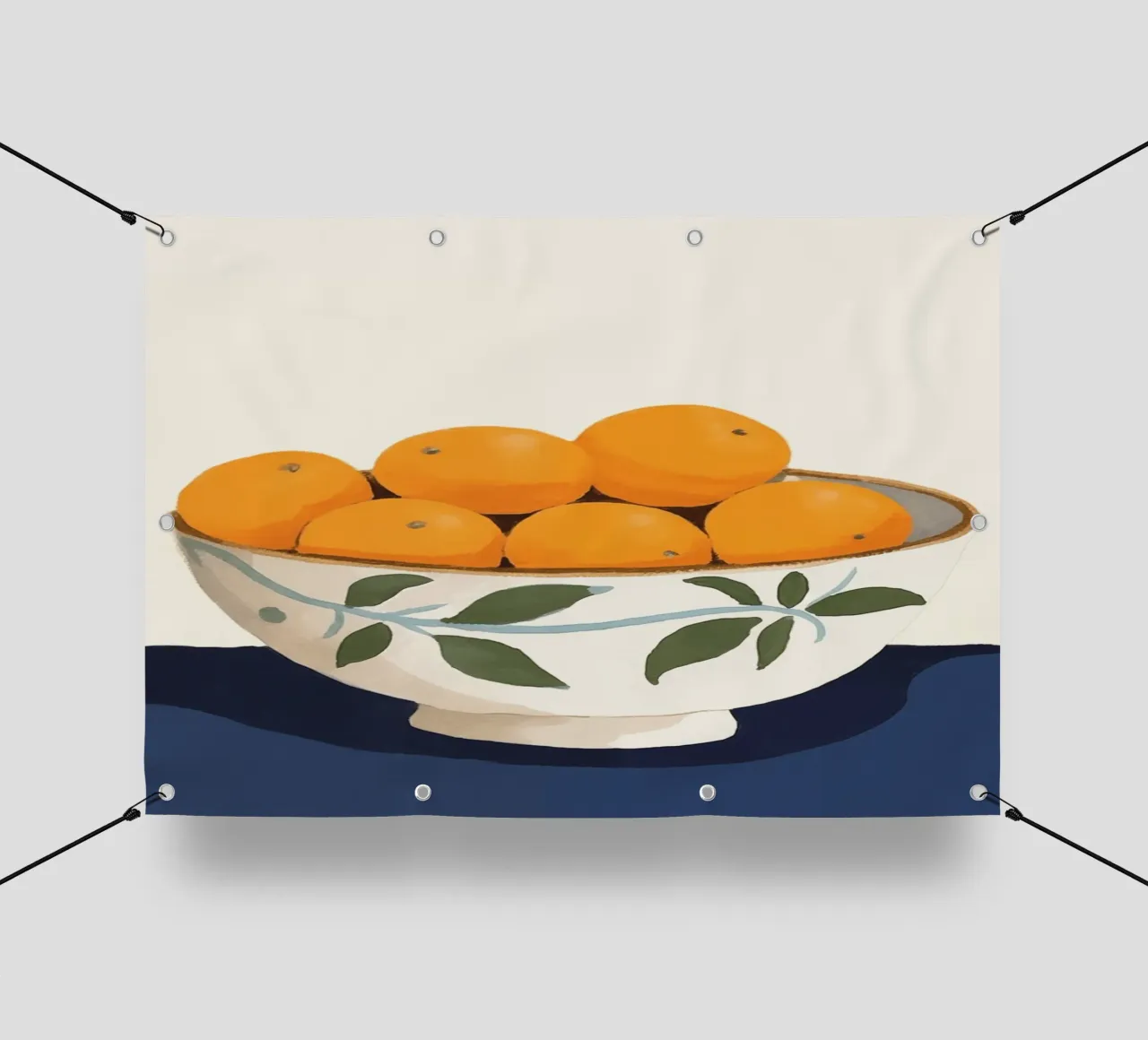 Boho Bella Vita 26 Oranges 2 telo in pvc da Boho Print Collection
