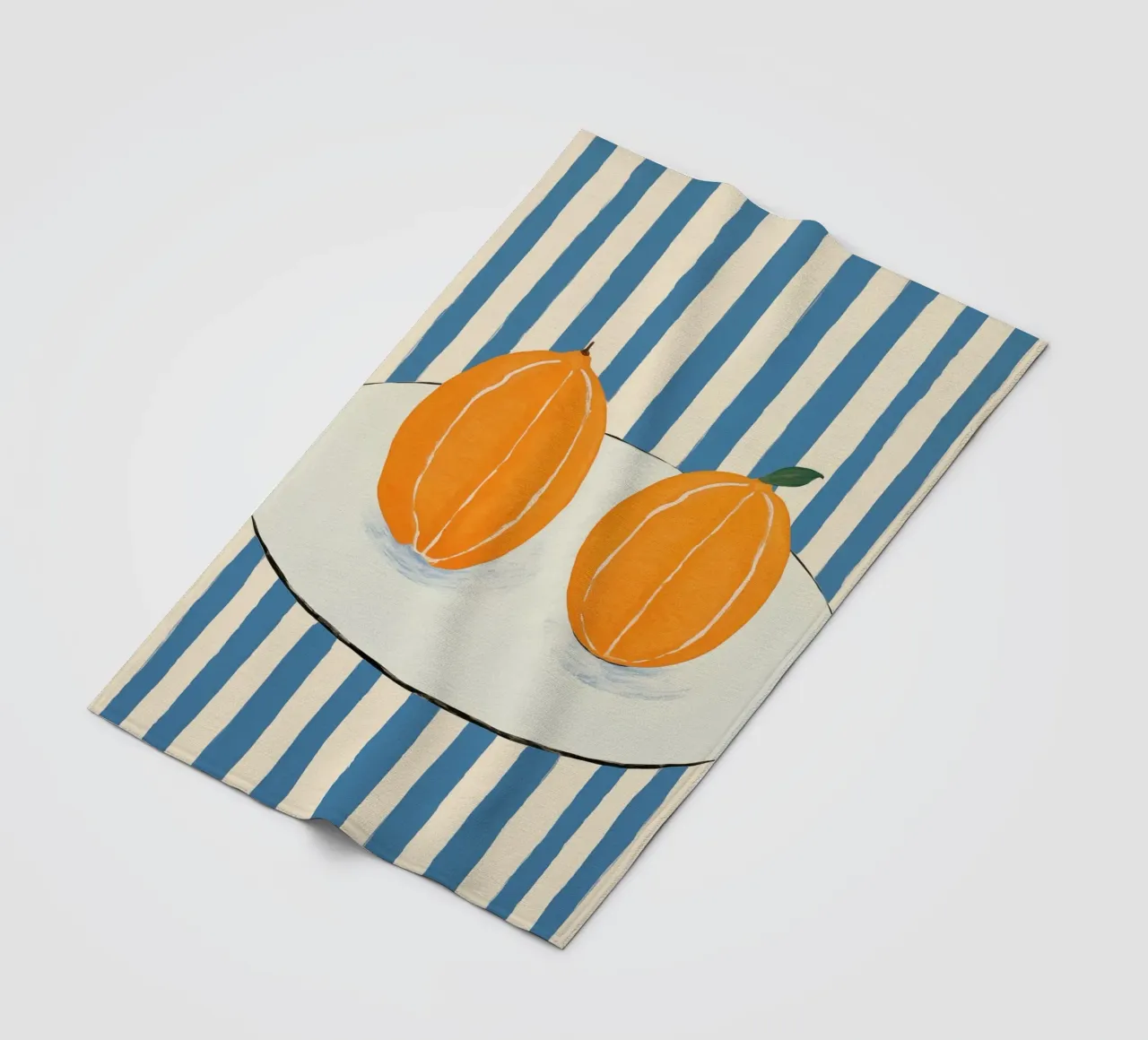 Boho Bella Vita 26 Oranges 3 coperta in pile da Boho Print Collection