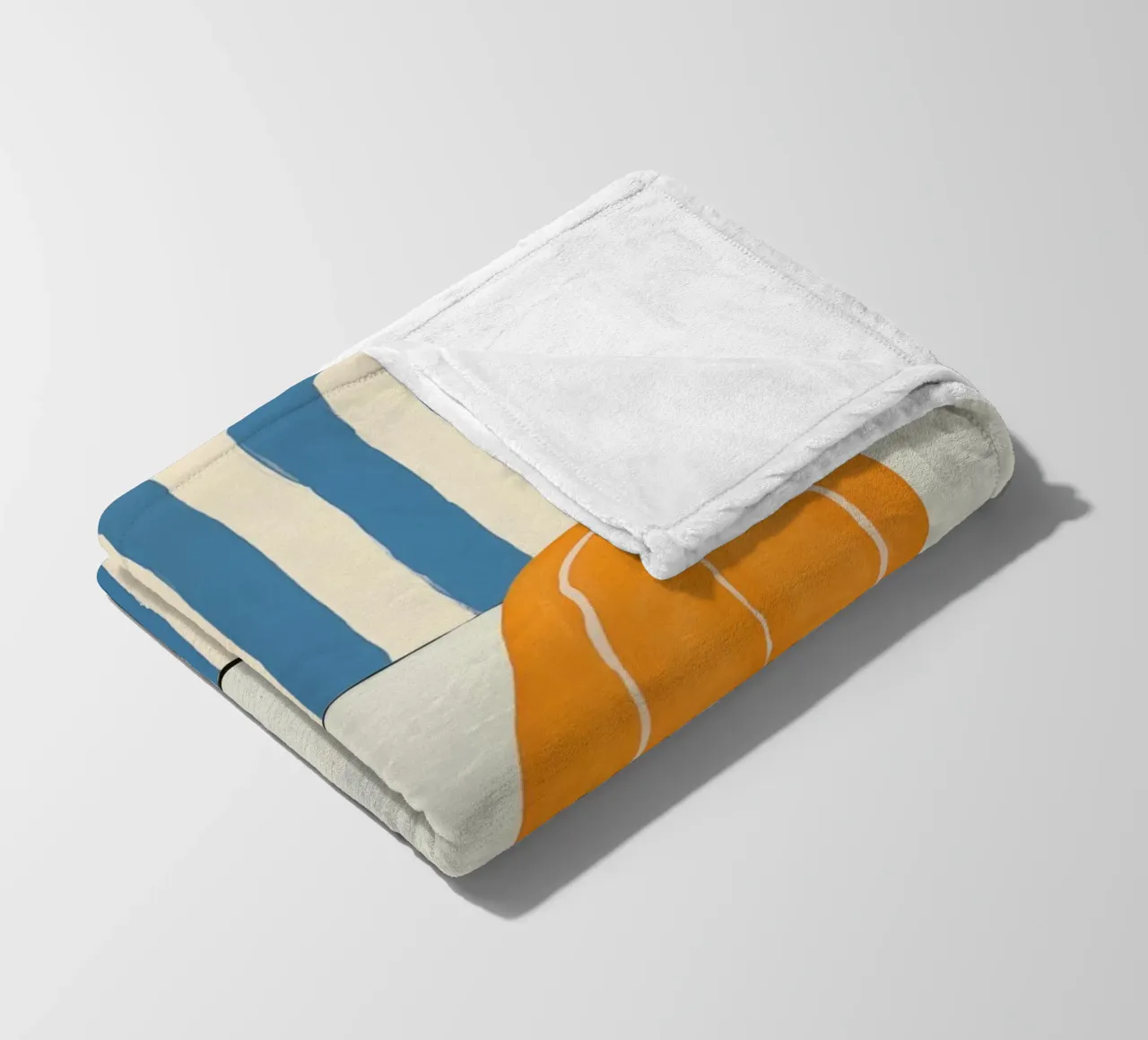 Boho Bella Vita 26 Oranges 3 coperta in pile da Boho Print Collection