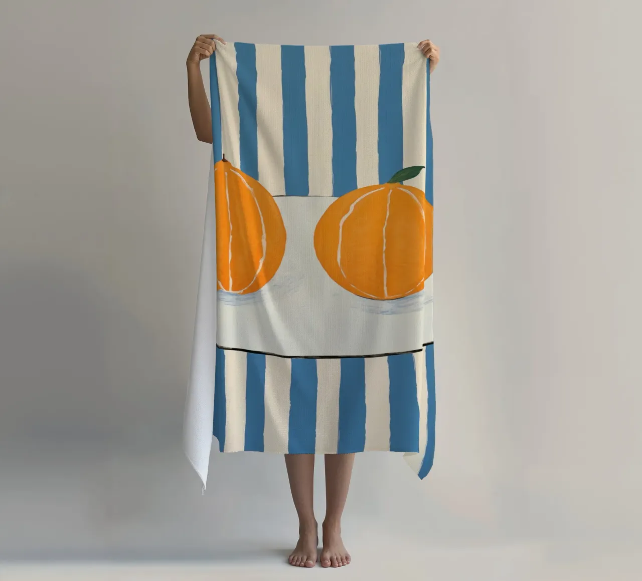 Boho Bella Vita 26 Oranges 3 telo mare da Boho Print Collection