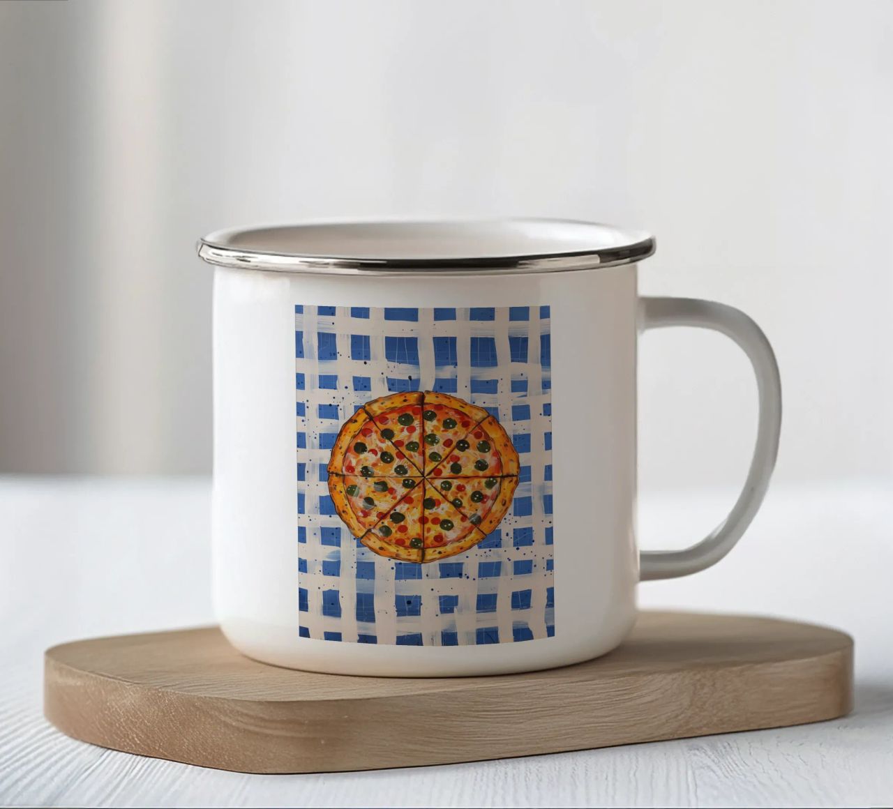 Boho Bella Vita 27 Classics 1 tazza in smalto da Boho Print Collection