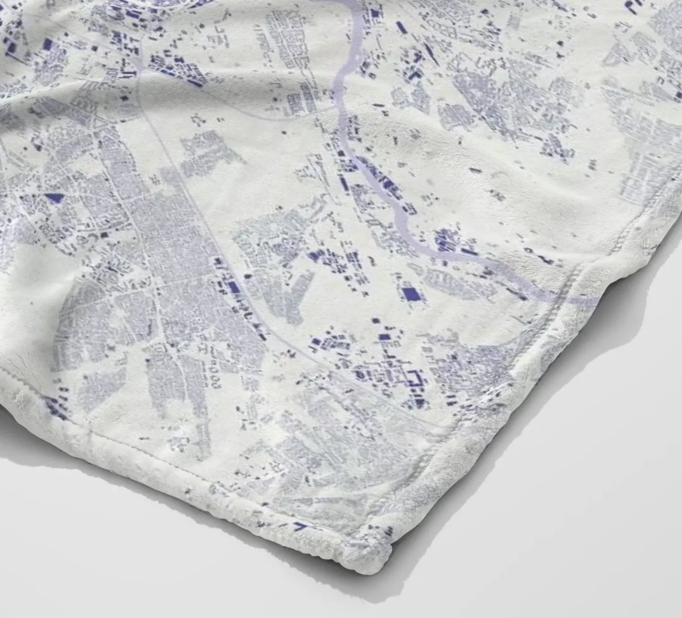 Berlin Blue coperta in pile da Urban Maps